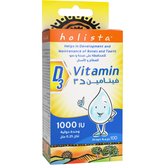 هوليستا | فيتامين د ٣ قطرات ١٠٠٠ وحدة دولية / ٠.٢٥ مل زجاجة ٢٥ مل
