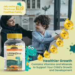هوليستا ليتيل داينو مالتي فيتامين جاميز للأطفال 180- قطعه حلوي