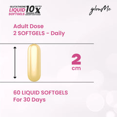 Holista Glow Me Glutathione - 300 mg - 60 Softgels