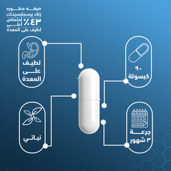 هوليستا زنك بيسجليسينات 50 ملغم – 90 كبسولة