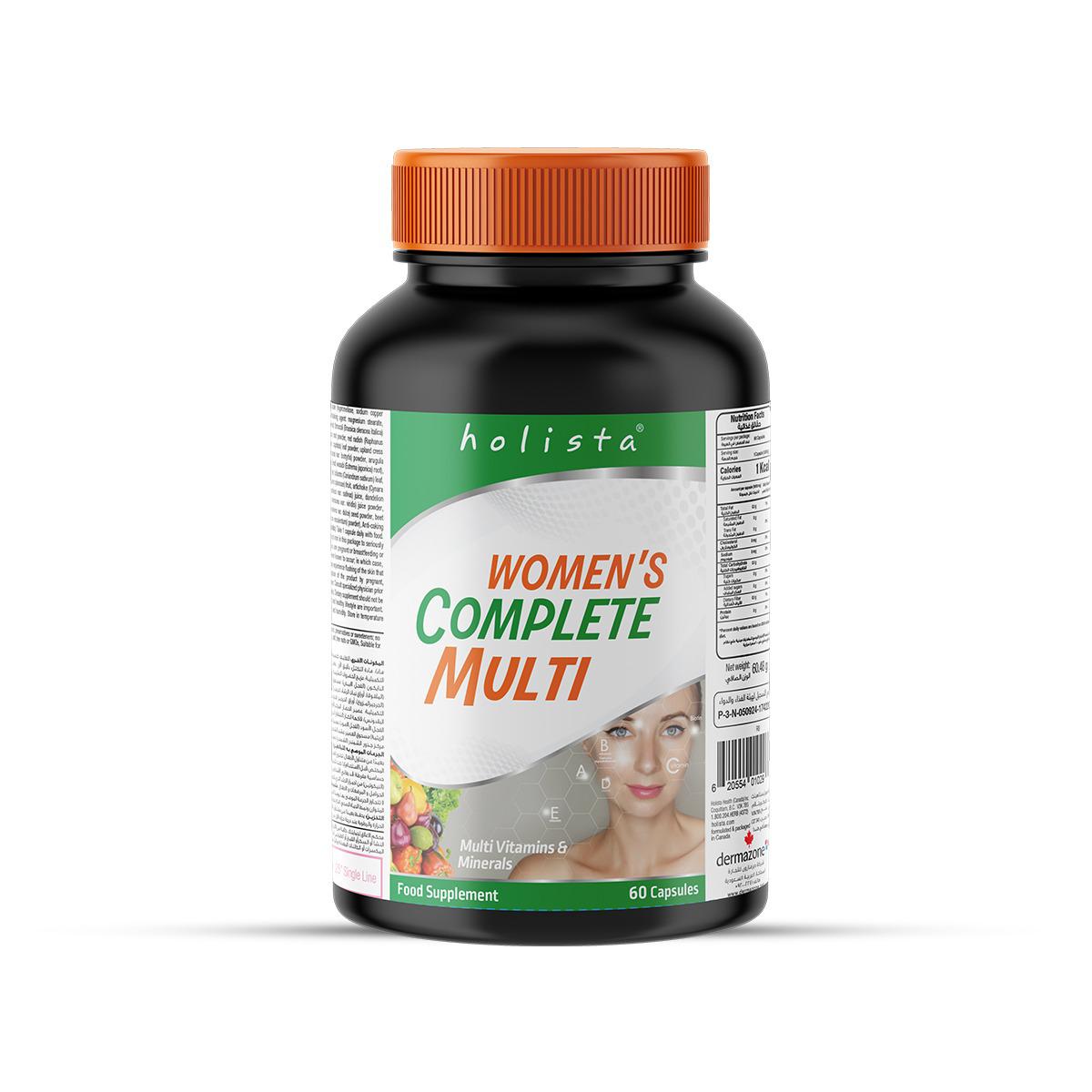 هوليستا فيتامينات متعددة للسيدات 60 كبسولة